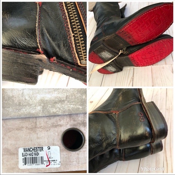 Bed|Stü Manchester Distressed Black Boots - Picture 7 of 8